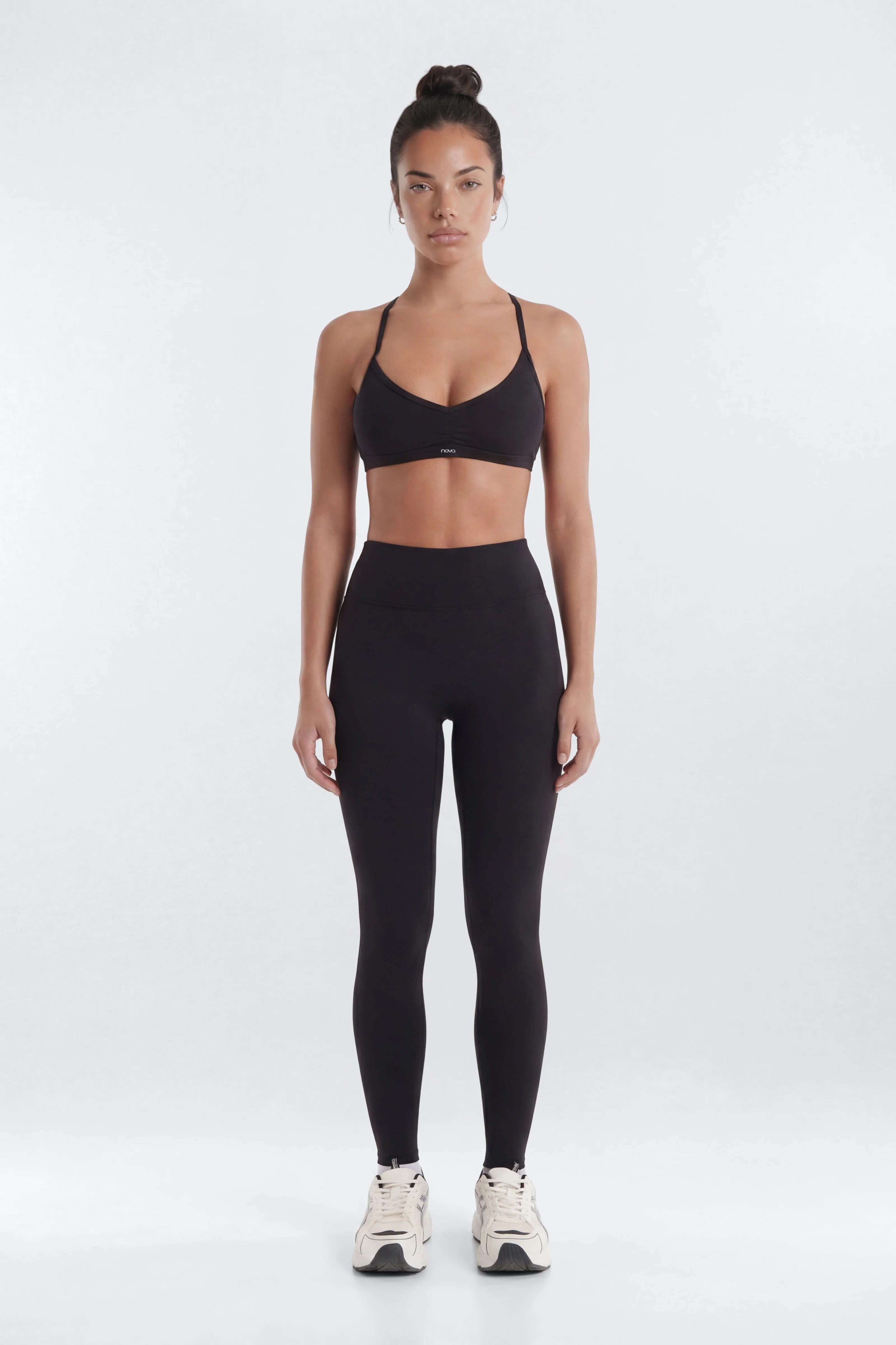 High-Rise Workout Leggings (25” Inseam) – Black